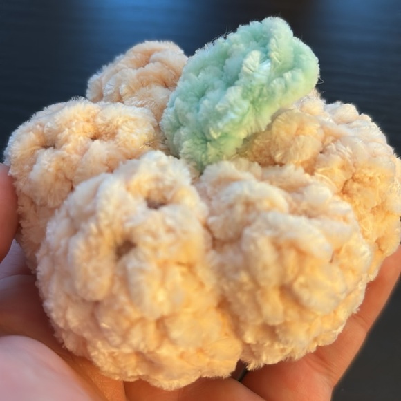 Handmade Mini Crocheted Pumpkin - Picture 2 of 3